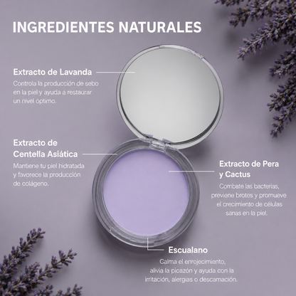 🟣 Polvo mate de lavanda